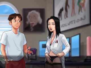 SCIENCE TEACHER MISS OKITA Ep02 - Summertime Saga New Version Cookie jar Sex Animation Ep 15