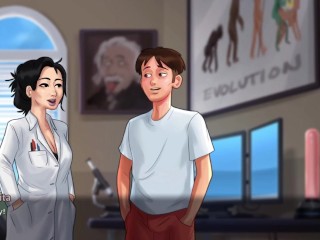 SCIENCE TEACHER MISS OKITA Ep03  - Summertime Saga New Version Cookie jar Sex Animation Ep 16