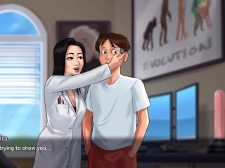 SCIENCE TEACHER MISS OKITA Ep03  - Summertime Saga New Version Cookie jar Sex Animation Ep 16