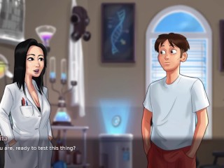 SCIENCE TEACHER MISS OKITA - Summertime Saga New Version Cookie jar Sex Animation Ep 14