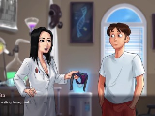 SCIENCE TEACHER MISS OKITA - Summertime Saga New Version Cookie jar Sex Animation Ep 14