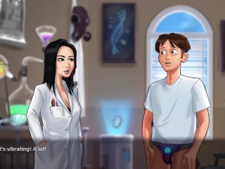 SCIENCE TEACHER MISS OKITA - Summertime Saga New Version Cookie jar Sex Animation Ep 14