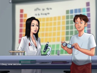 SCIENCE TEACHER MISS OKITA - Summertime Saga New Version Cookie jar Sex Animation Ep 14