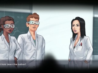 SCIENCE TEACHER MISS OKITA - Summertime Saga New Version Cookie jar Sex Animation Ep 14