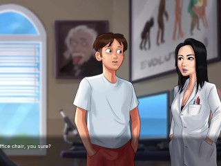 SCIENCE TEACHER MISS OKITA - Summertime Saga New Version Cookie jar Sex Animation Ep 14