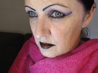 Anna Yawning Over and Over Big Wide Open Mouth Teary Eyed Tired