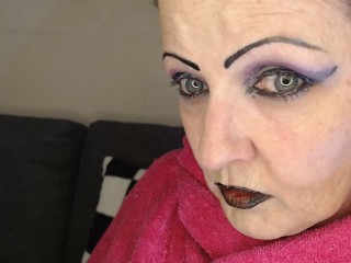 Anna Yawning Over and Over Big Wide Open Mouth Teary Eyed Tired