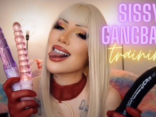 Sissy gangbang training - assgasm - anal training- encouraged bi - sissy slut - JOI