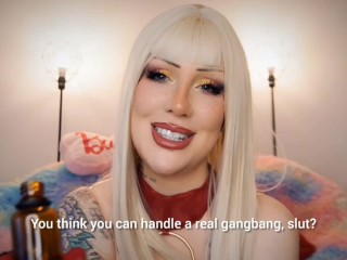 Sissy gangbang training - assgasm - anal training- encouraged bi - sissy slut - JOI