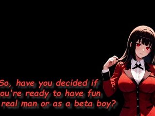 JOI. [Teaser] Would you choose a naked body or foot worship in Yumeko casino (footfetish, beta)