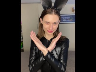 Bunny Latex Domme Points and Commands POV – Obey Me 🖤🐇