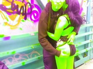 PARODY PLANET HULK PUBLIC OUTSIDE COUPLES HENTAI REAL TOONS