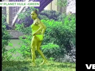 PLANET HULK PARODY COSPLAY SHE HULK AND THE HULK REAL TOONS