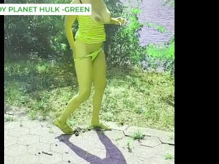 PLANET HULK PARODY COSPLAY SHE HULK AND THE HULK REAL TOONS