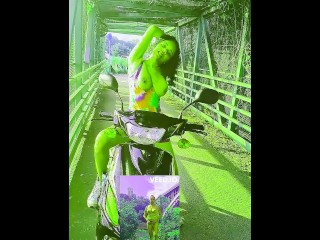 REAL PUBLIC PORN PLANET HULK PARODY GREEN WORLD
