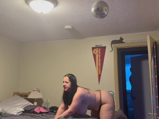 Caught jerking it so she did it for me