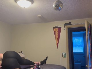 Caught jerking it so she did it for me