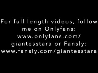 Giantess shrinks you in the hotel room in Switzerland