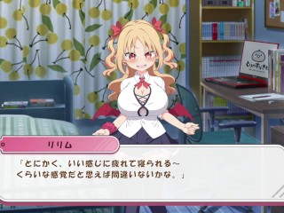 【パイズリクリッカー(体験版)実況】「ざぁこ！」メス○キ金髪爆乳サキュバスにパイズリ顔射させてもらうLive2Dエロゲ―。(hentai game)