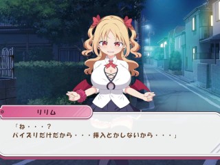 【パイズリクリッカー(体験版)実況】「ざぁこ！」メス○キ金髪爆乳サキュバスにパイズリ顔射させてもらうLive2Dエロゲ―。(hentai game)