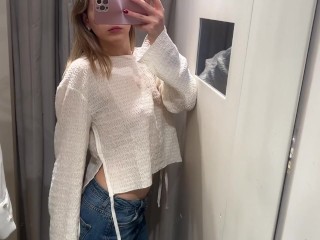 4K ZARA Transparent Tops Try On Haul See Through