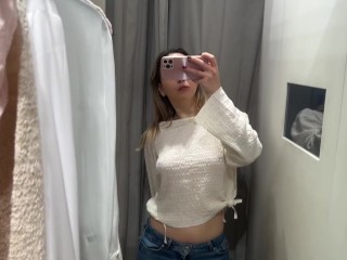 4K ZARA Transparent Tops Try On Haul See Through