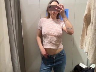 4K ZARA Transparent Tops Try On Haul See Through