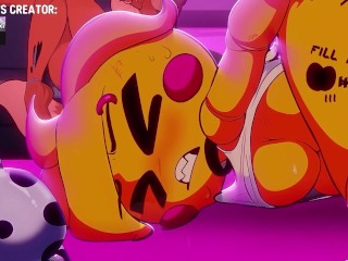 Pulling eggs out of Chica and Foxy's ass hot girls FNAF (Imoxifloxi animation) - Jazziuu