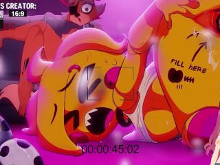 Pulling eggs out of Chica and Foxy's ass hot girls FNAF (Imoxifloxi animation) - Jazziuu