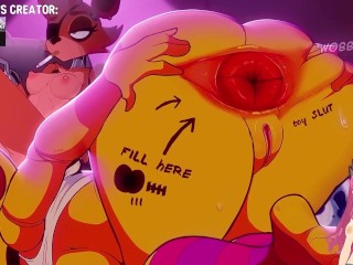 Pulling eggs out of Chica and Foxy's ass hot girls FNAF (Imoxifloxi animation) - Jazziuu