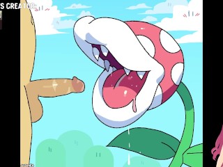 Piranha Plant Sucks Super Mario's Cock and Swallows All His Cum (Lilm00nie Animation) - Jazziuu