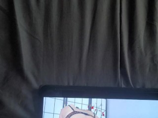 I spit on my dick and came everywhere