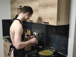 Суп с потрохами курицы