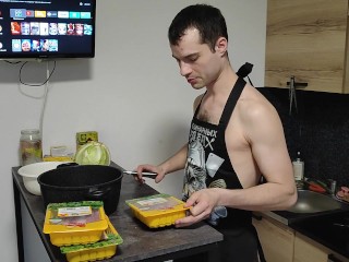 Суп с потрохами курицы