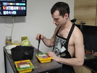 Суп с потрохами курицы