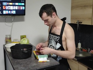 Суп с потрохами курицы