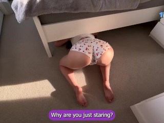 Trapped Big Tits StepSister Rescued and Creampied🍑