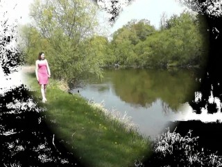 Music erotic video clip of sweet beautiful cute sexy girl Assol. Solo girl. Ass girl. Naked girl