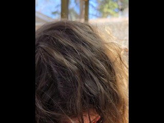 HOT COLLEGE GOTH BABE SUCKS OFF THICKEST COCK SHE EVER HAD