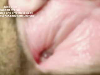 JUDE LYNX — WATCH REAL VIRGIN PUSSY TIGHT HOLE GETTING FINGERED CLOSE UP VIEW