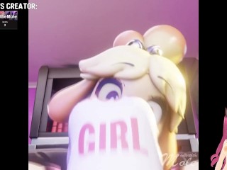 Bunny Isabelle is a cowgirl with big cocks (ManWiththeMole animation) - Jazziuu