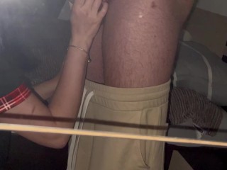 Caught My College Roommate Studying But I Had Other Plans 👉🏻👌🏻 - AmateurFriends