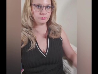 Teacher punishes student by making him lick her pussy clean facesit