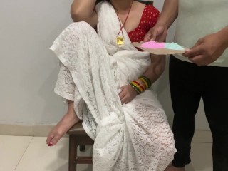 Hot  Aunt Got Banged By Neigbour Boy in her House