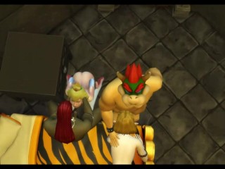 Mario Bros x Peach x Zelda x Bowser x Ganondorf hentai
