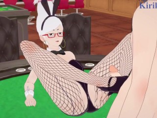 Seiko Ayase (Bunny Girl) and I have intense sex in the casino. - DAN DADAN Hentai