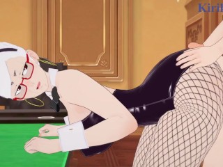 Seiko Ayase (Bunny Girl) and I have intense sex in the casino. - DAN DADAN Hentai