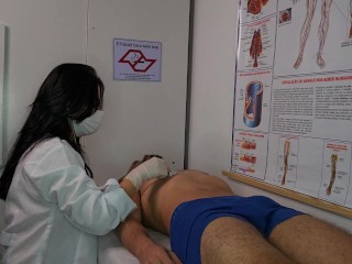 Patient gets erection when he feels the nurse's touch