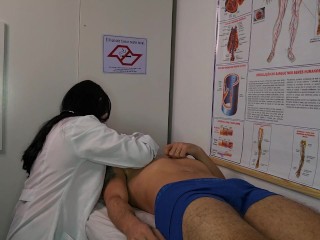 Patient gets erection when he feels the nurse's touch