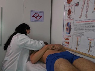 Patient gets erection when he feels the nurse's hands